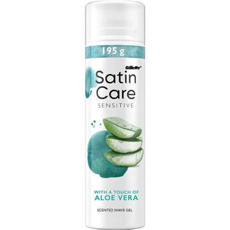 Gillette Venus Satin Care Shaving Gel Sensitive Skin 195g | Woolworths