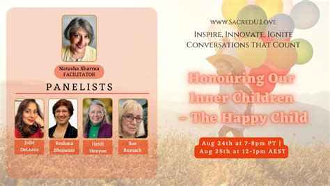 Honouring Our Inner Children – The Happy Child, July 15 2023 | Online ...
