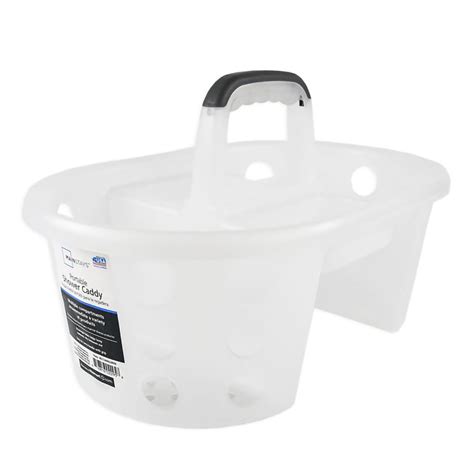 Mainstays Portable Shower Caddy Frosty Plastic - Walmart.com