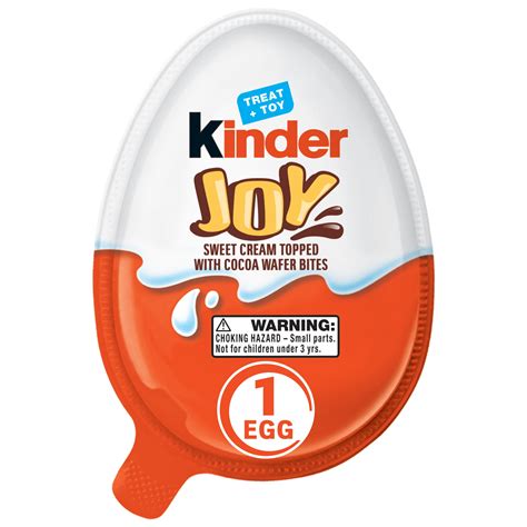 Kinder JOY Eggs, Individually Wrapped Chocolate Candy Egg With Toys ...