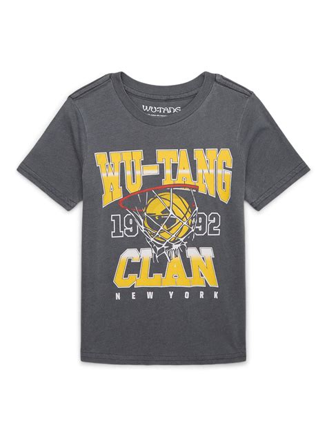 Wu-Tang Boys Basketball Graphic Tee - Wu-Tang Clan Merch - Walmart.com