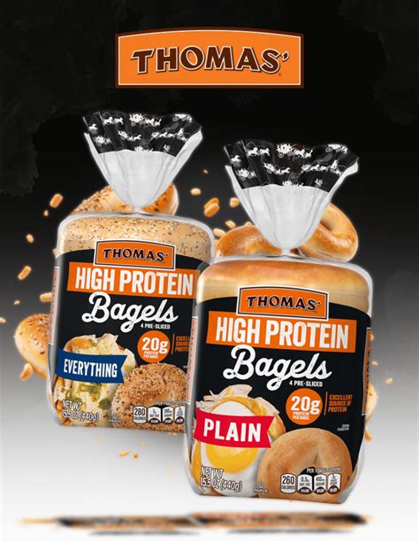 Thomas' Launches High-Protein Bagels with 20g Protein | GOATED LIFESTYLE