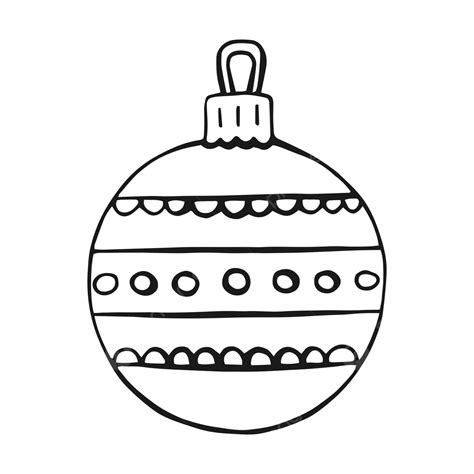 Illustration Of Handdrawn Vector Christmas Ornaments Isolated For ...