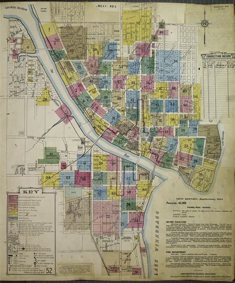 Sanborn Fire Insurance Map from Oshkosh, Winnebago County, Wisconsin ...