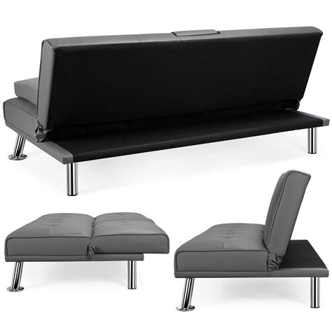 MODERNA Futon Piel Sintetica Portavasos Almohadas | Ubuy India