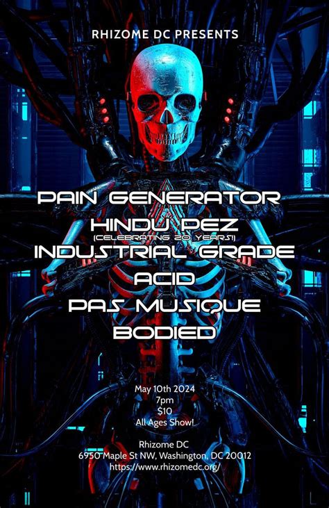 Pain Generator / Hindu Pez / Industrial Grade Acid / PAS Musique ...