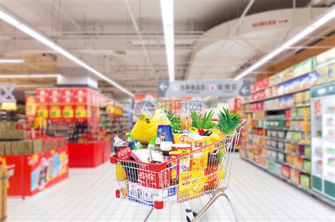 商场超市购物场景图片素材-正版创意图片500964856-摄图网