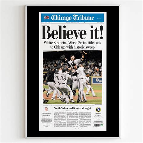 Chicago White Sox 2005 World Series MLB Champions Front Cover Chicago ...