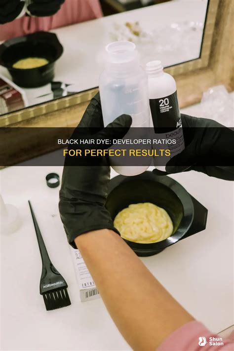 Black Hair Dye: Developer Ratios For Perfect Results | ShunSalon
