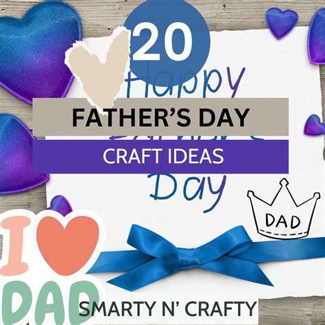 20 Best Father's Day Craft Ideas for Preschoolers - Approaching Home