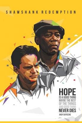 The Shawshank Redemption Movie Wall Poster for Home and Room decor ...