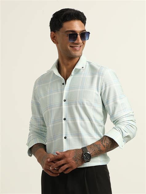 Lush Green Check Shirt