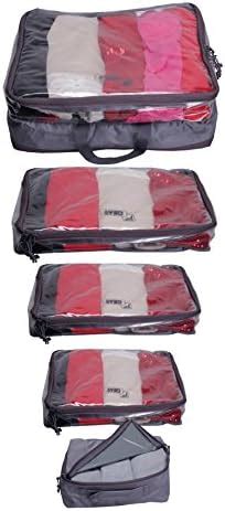 F Gear Pack Up Navy Blue 5 Piece set -Packing Organizers : Amazon.in ...