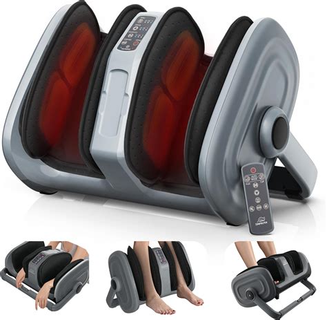 Amazon.com: Snailax Foot Massager, Foot Calf Massager with Heat, Leg ...