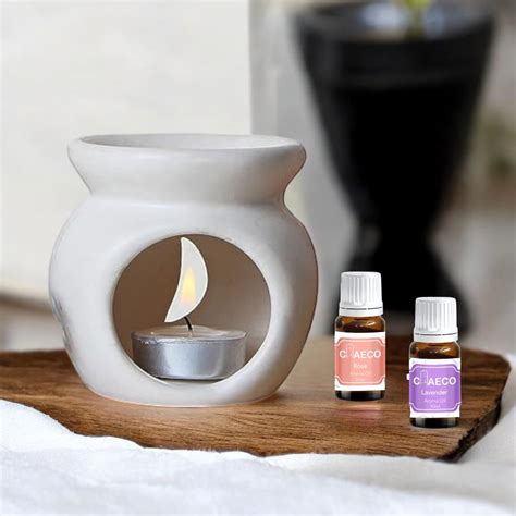 CHAECO Ceramic Aroma Oil Burner/Aromatic Diffuser/Oil Warmer for Home ...