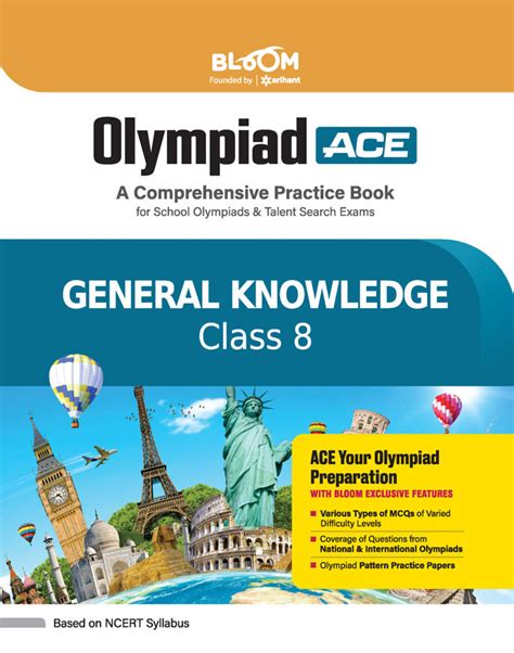 Bloom Olympiad General Knowledge Class 8 Practice Book | MCQs, Olympiad ...