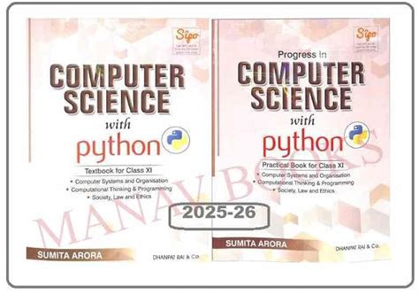 Sumita Arora Computer Science with Python Class 11 Textbook Set