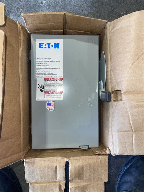 Eaton DG221NGB, 30 Amp, 240 Volt, 1PH 3W, Fusible (NS) Disconnect NEWB – Energy Power Systems LLC
