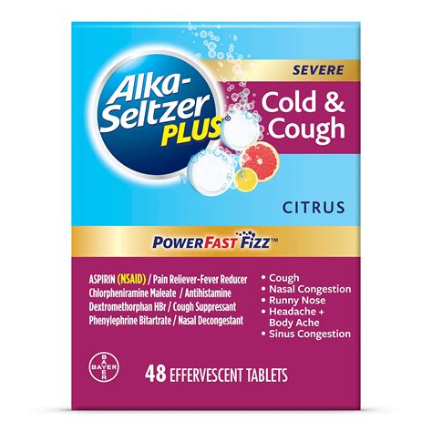 Alka Seltzer Cold Tea