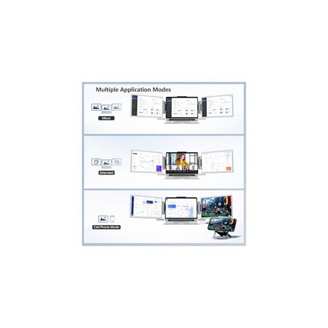 DSSWEN Laptop Screen Extender Monitor Portable: 14 Triple India | Ubuy