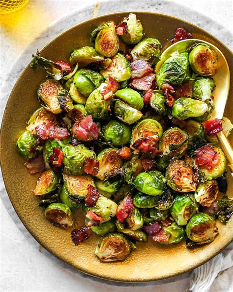 Brussel Sprouts And Bacon In Frying Pan at Robert Ruiz blog