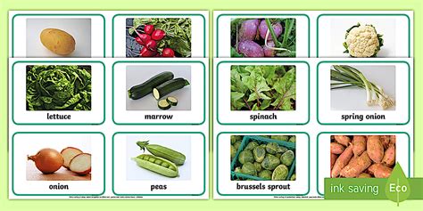 Vegetable Flashcards