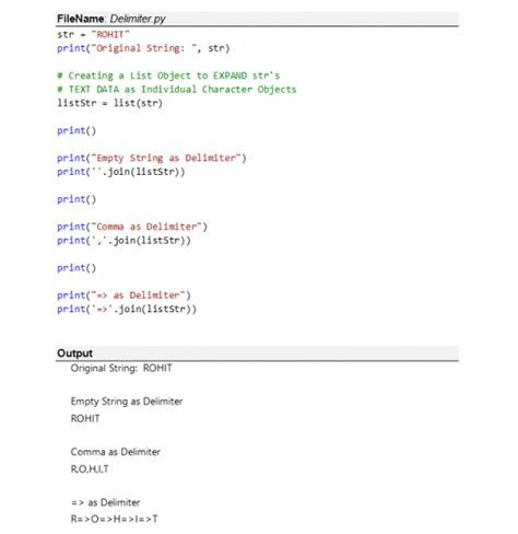 How to Use Join Method in Python 的图像结果
