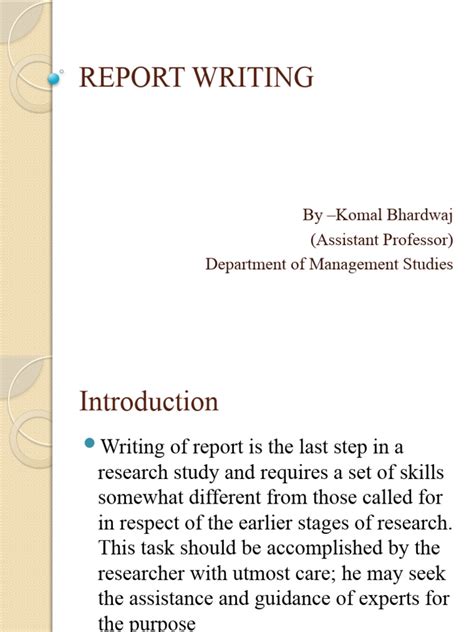Image result for Report Writing Examples PDF