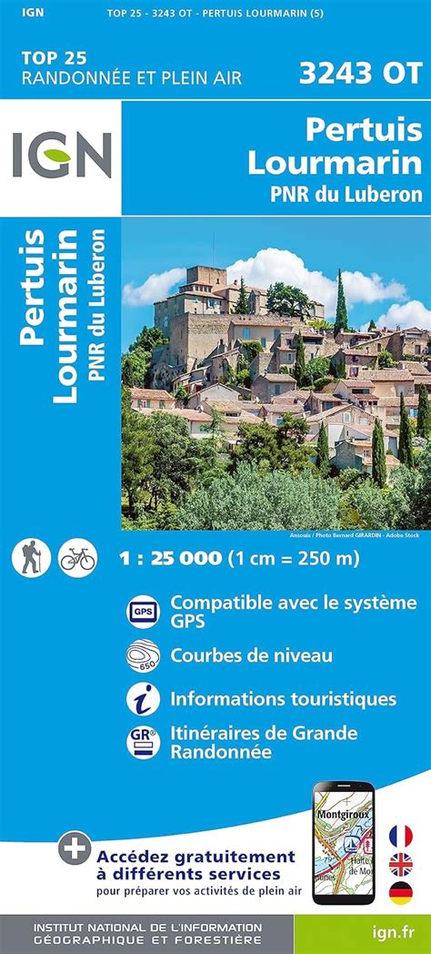 Buy Pertuis / Lourmarin / PNR Luberon (3243OT) (TOP 25) Book Online at ...