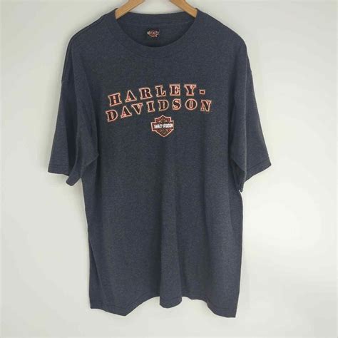 Harley Davidson Vintage Tee Shirt Black Classic Sig L… - Gem