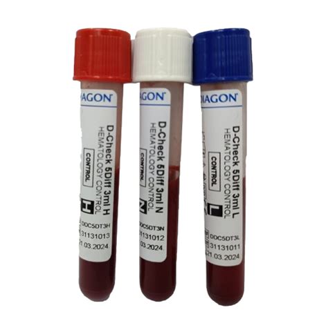 D Check Diff - Hematology Control for 5 Part Analyzers