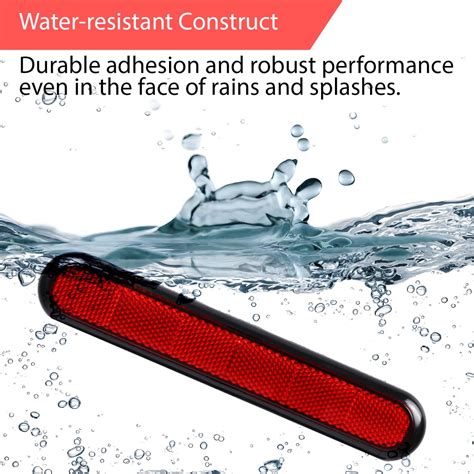 AllExtreme Universal Car Reflective Stickers Night Visibility Red ...