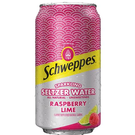 Raspberry Lime Sparkling Water Beverage Schweppes – JITCO