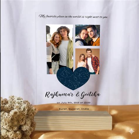 Personalised Star Map Acrylic Plaque – Gaviksha