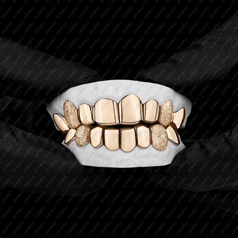 Gold Teeth Grillz Fangs