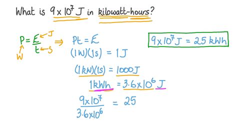 Lesson: Units of Energy | Nagwa