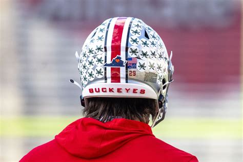 Ohio State Football Helmet Sticker