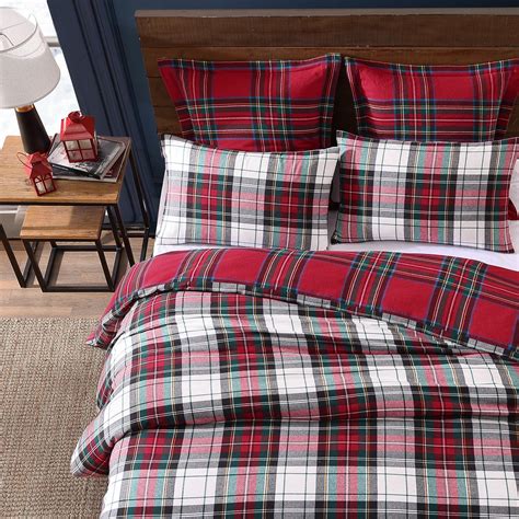 Spencer Plaid Euro Sham Set of 2 - Green | Plaid bedding, Holiday bed ...