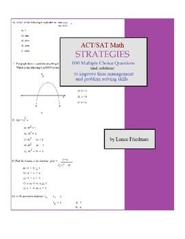 ACT Math Strategies 的图像结果