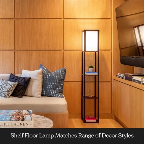 Brightech Maxwell - Modern Shelf Floor Lamp with India | Ubuy