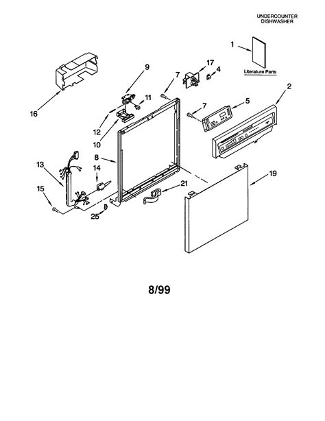 Image result for whirlpool dishwasher parts