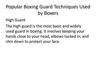 Boxing Guard 的图像结果