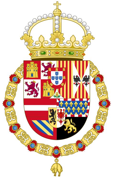 ملف:Royal Coat of Arms of Spain (1580-1668).svg - المعرفة