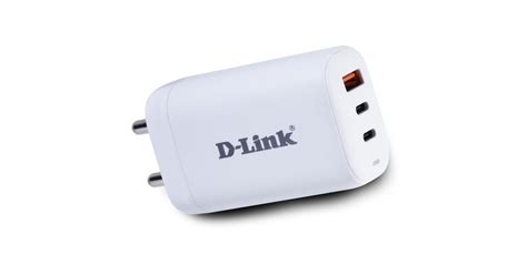 D-Link 65W Triple Port Fast Charger 2 Type-C & 1 USB-A for All Mobile ...
