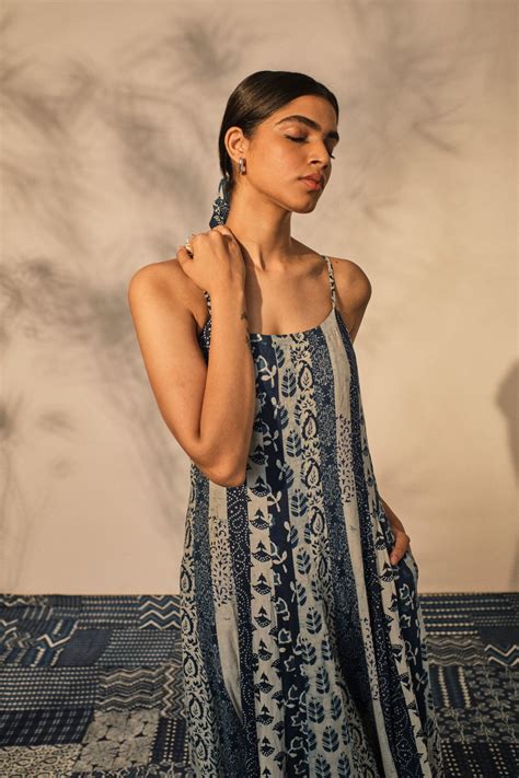Blue Evening Wear Maxi Dress – Kamakhyaa