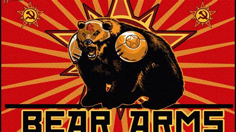 Download wallpaper bear, red, star, the hammer and sickle, Red Alert 3 ...