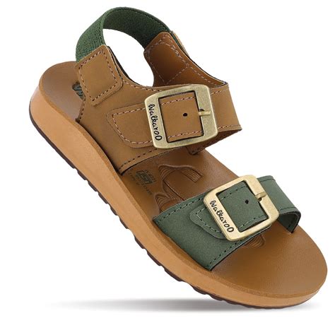 Kid's Daily Wear Sandal - WK733 Olive – Walkaroo Footwear