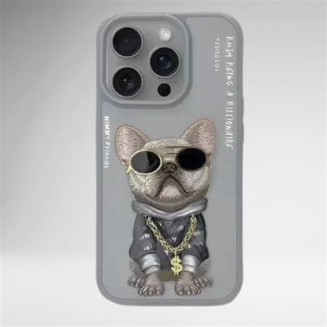 NIMMY Glasses Cool Pug Chain Series with Metal Camera Ring for the iPh ...
