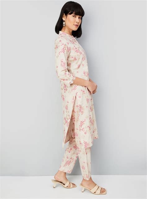 Buy Women Floral Printed Kurta Set Online at just Rs. 999.0 ...