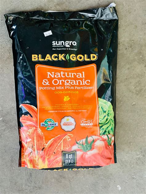 Black Gold Natural & Organic Potting Soil – Desert Rose Cactus Lounge